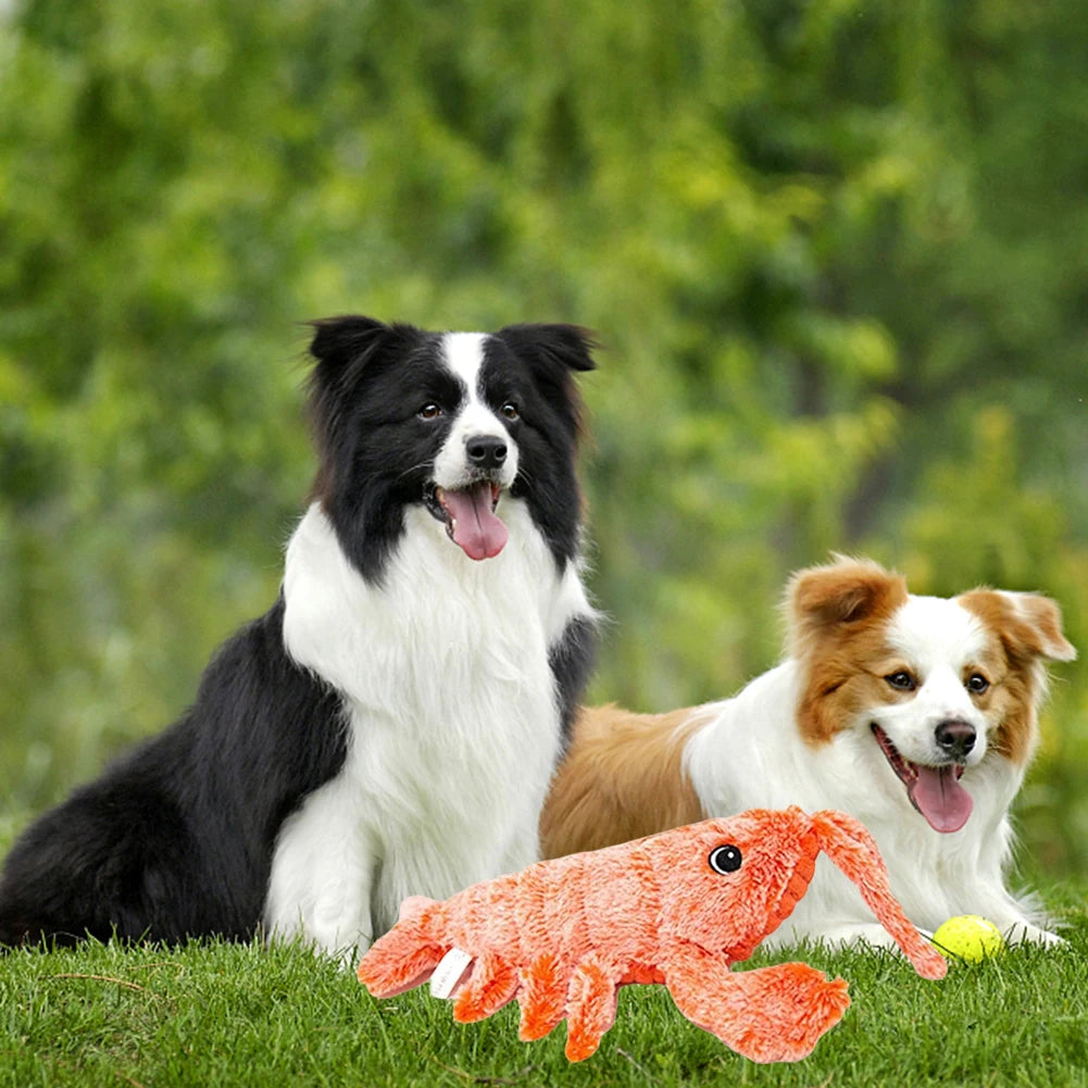 Plush Squeaky Dog Toys Floppy Lobster Interactive Dog Toy Interactive Dog Toys To Keep Them Busy for Small Medium Large Dogs