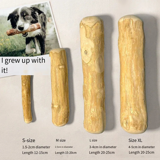 Coffee Wooden Dog Chew Toy, Dog Wooden Chew Stick, for Tooth Pressure Relief, Pet Toys