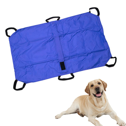 Durable Dog Stretcher – Supports Up to 132 lbs, Six Handles for Safe Pet Lifting