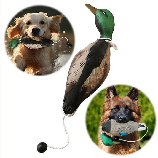 Dead Duck Dummy Bumper Floating Mimics Dead Duck Bumper Dog Toy Decoy for Outdoor Training Waterfowl Retriever