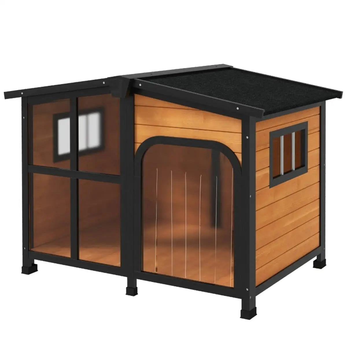 Natural Pet Dog House - Eco-Friendly Outdoor Shelter for Dogs | Fast Shipping