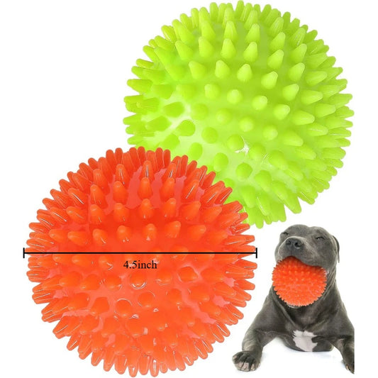 4.5-inch dog ball, suitable for medium to large dogs, toys for dogs to chew, and toy balls for training