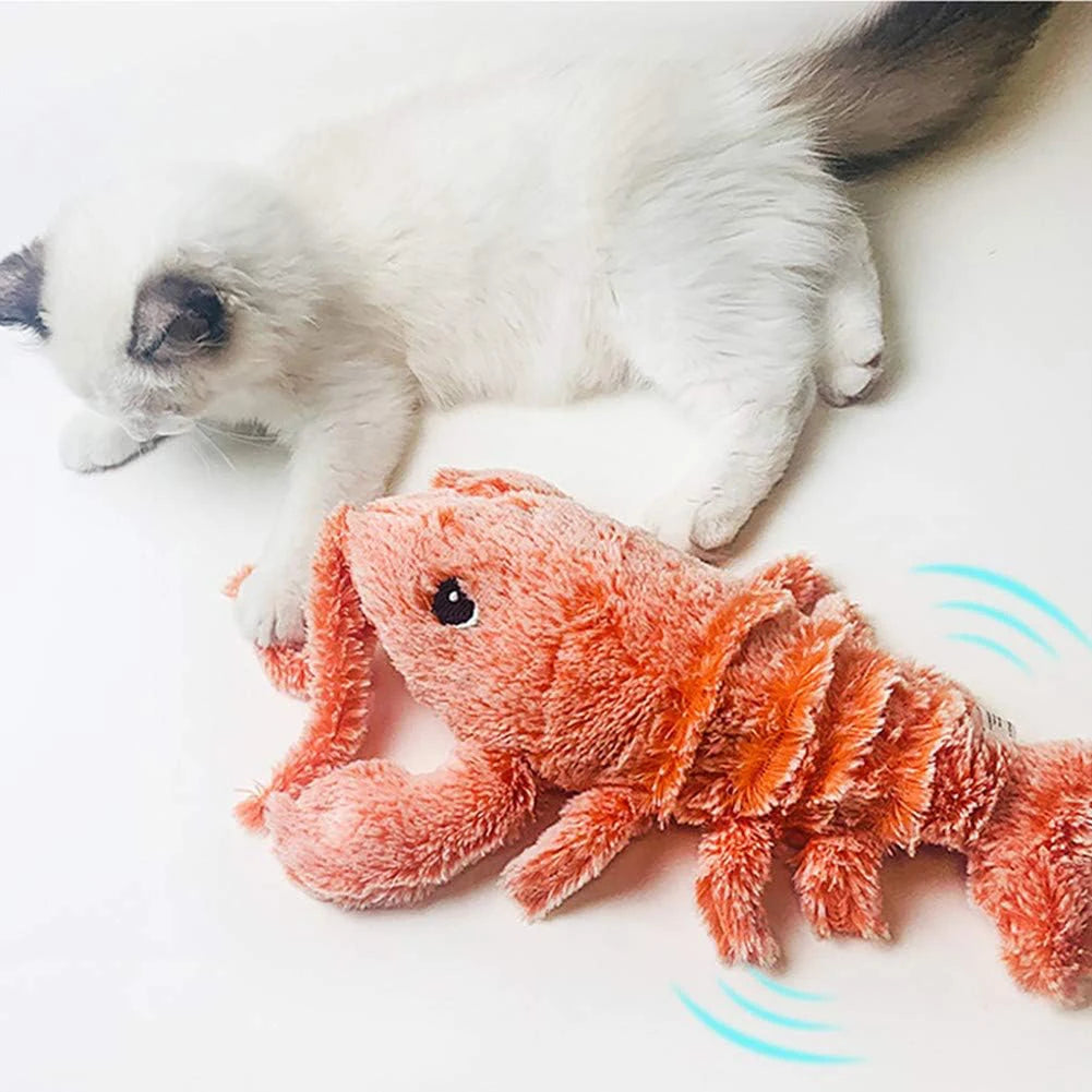 Plush Squeaky Dog Toys Floppy Lobster Interactive Dog Toy Interactive Dog Toys To Keep Them Busy for Small Medium Large Dogs