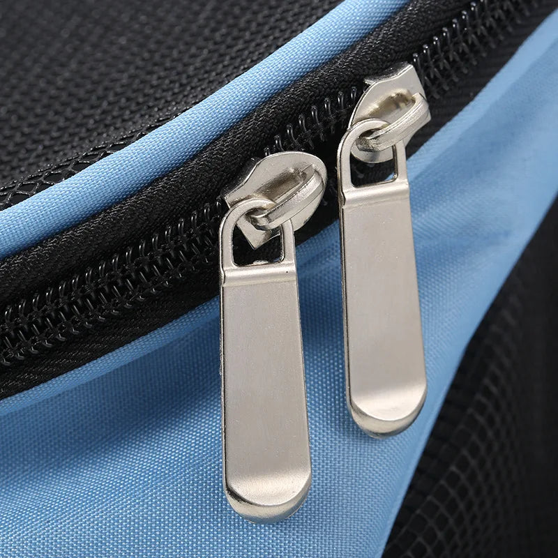 New Portable mesh Dog Bag Breathable Dog Backpack Foldable Large Capacity Cat Carrying Bag Portable Outdoor Travel Pet Carrier