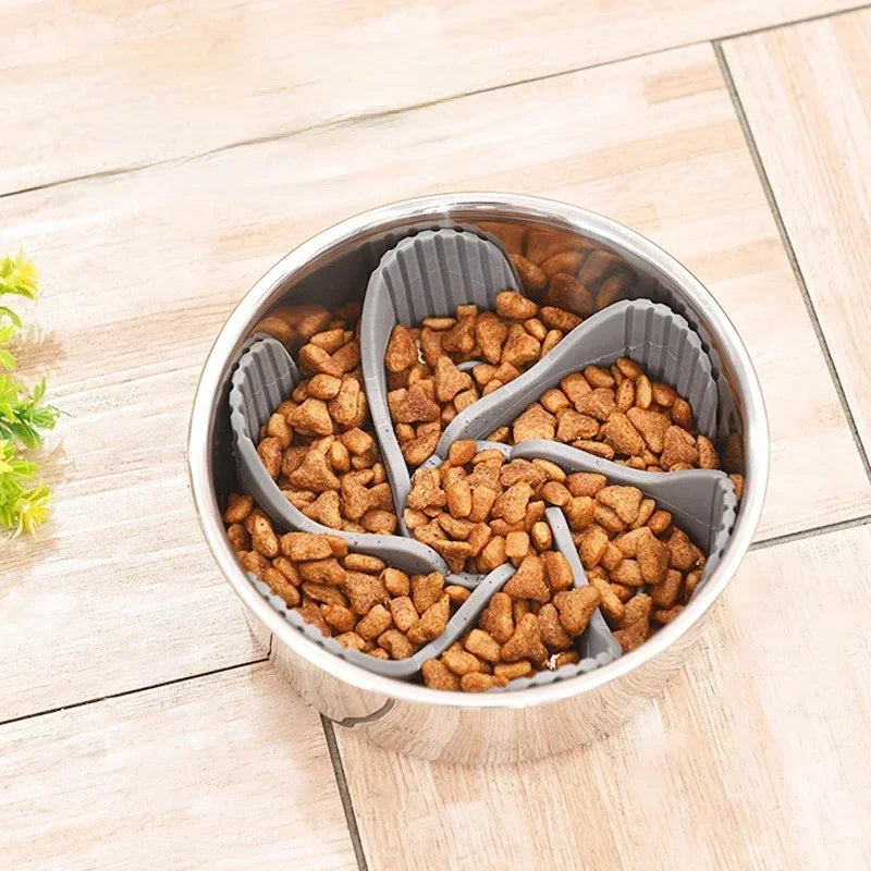 Pet Anti Choke Dog Spiral Slow Feeder Dog Food Bowls Dish Insert with Suction Cup NonSlip Anti Gulping Pet Prevent Obesity Suppl