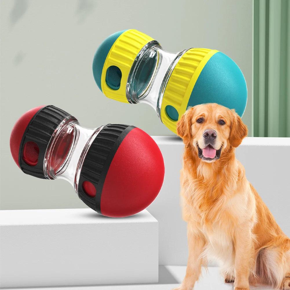 Pet Slow Feeder Food Dispensing Dog Toy Dog Enrichment Toy IQ Training & Playing Improves Pets Digestion Dog Treat Ball