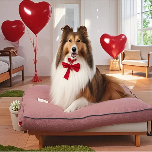 FluffyDream Dog Bed for Medium Dog, Super Soft Pet Bed Mat, Suitable for Dogs Up to 65lbs, 36'' x 27'', Blush,Free Shipping