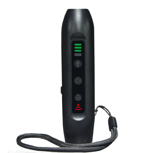 Ultrasonic Dog Repeller Rechargeable Plastic Dog Repellents with LED Flashlight Electronic Training Devices 3 Modes Pet Supplies