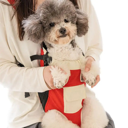 Backpack Dog Carrier Cat Legs Out Adjustable Travel Bag Portable Puppy Accessories For Small Medium Dogs Small Pet Supplies For