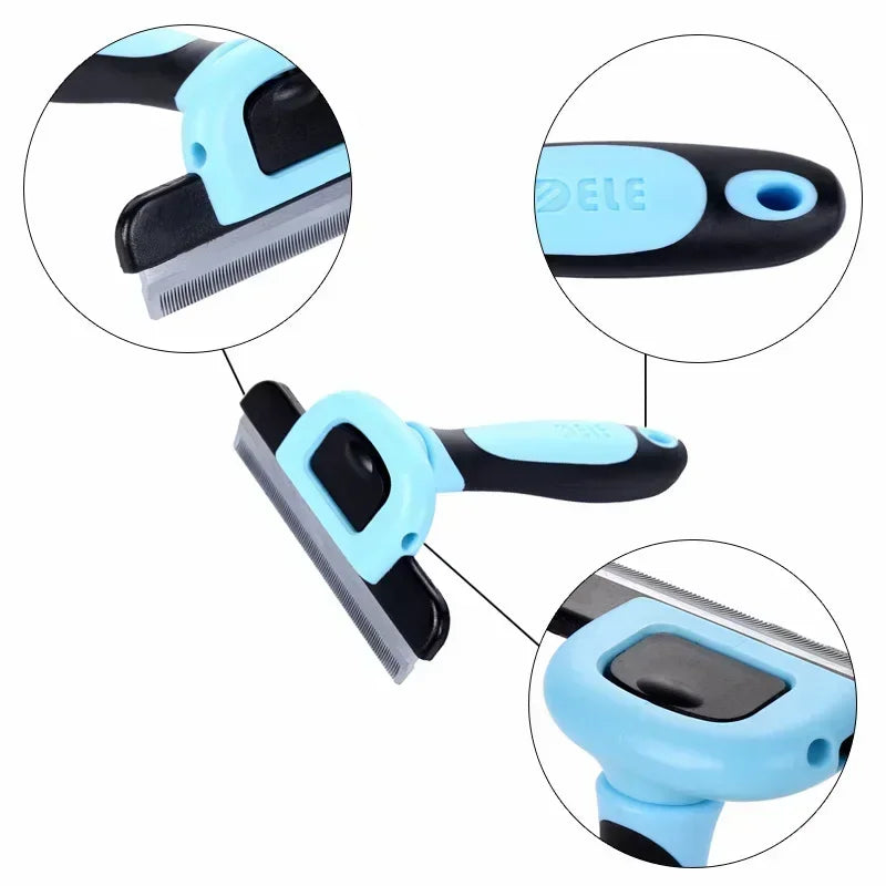 Combs Dog Hair Remover Cat Brush Grooming Tools Pet Detachable Clipper Attachment Pet Trimmer Combs Supply Furmins for Dog Cat
