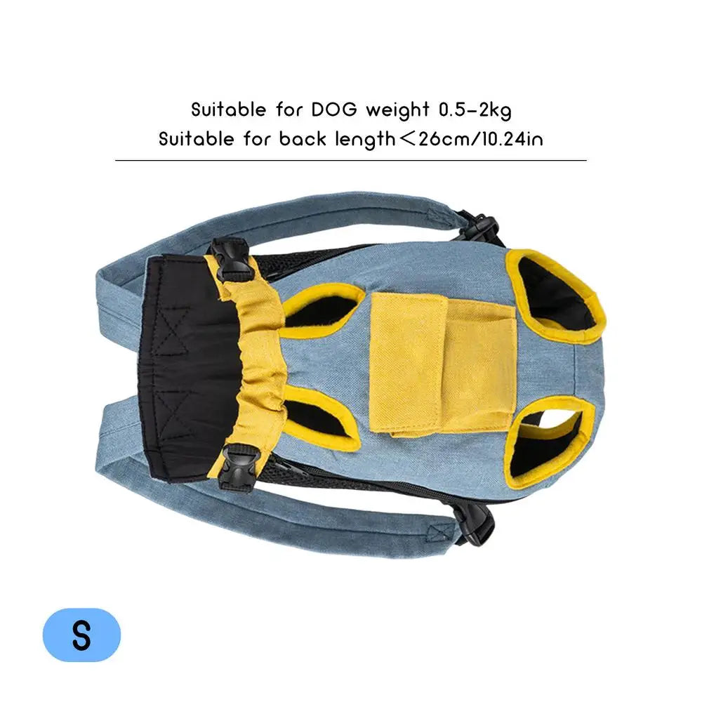 Backpack Dog Carrier Cat Legs Out Adjustable Travel Bag Portable Puppy Accessories For Small Medium Dogs Small Pet Supplies For