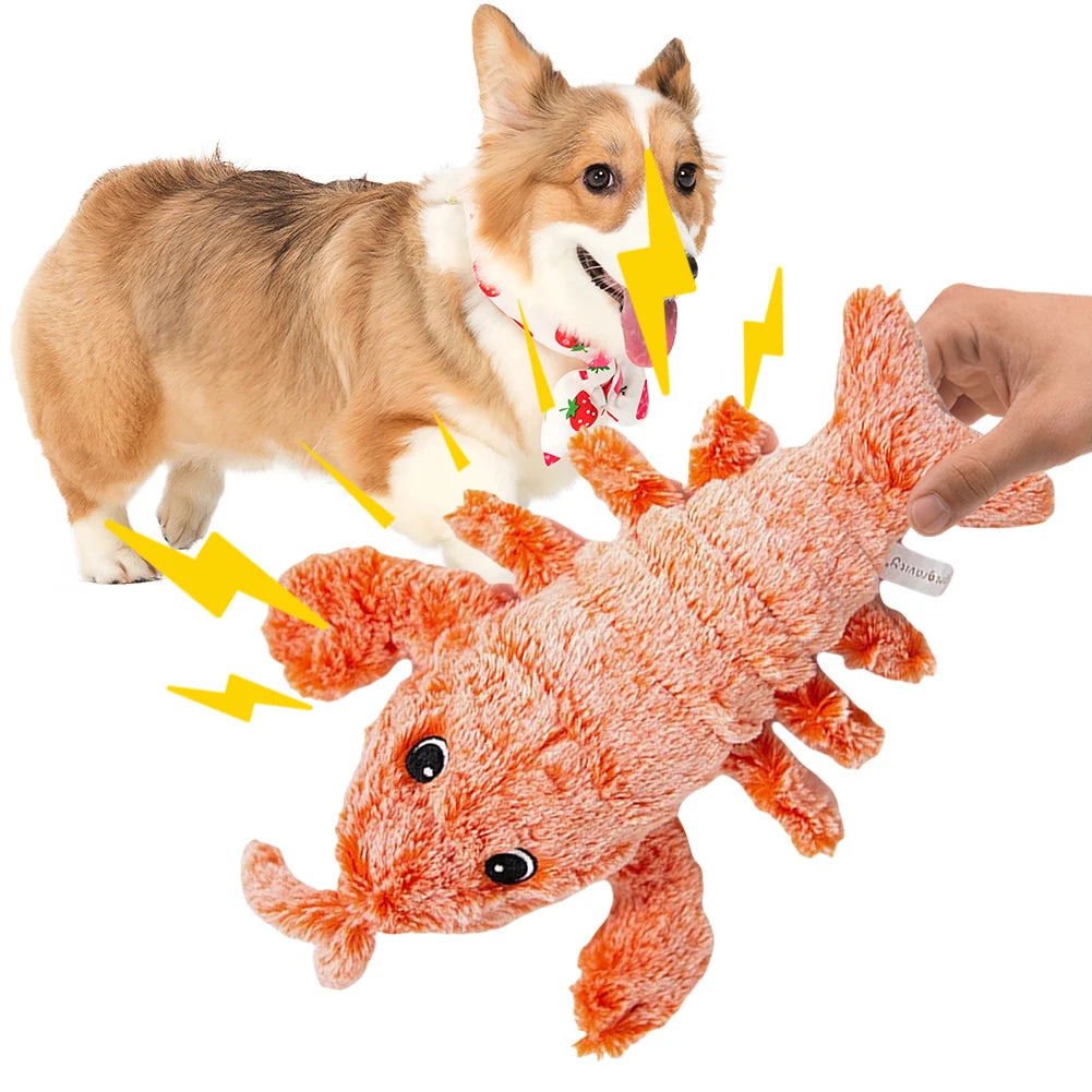 Plush Squeaky Dog Toys Floppy Lobster Interactive Dog Toy Interactive Dog Toys To Keep Them Busy for Small Medium Large Dogs