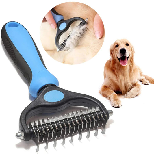 Professional Pet Deshedding Brush Dog Hair Remover Pet  Knot Cutter Puppy Cat Comb Brushes Dogs Grooming Shedding Supplies